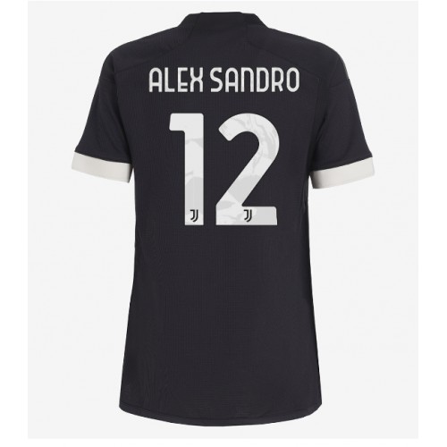 Fotbalové Dres Juventus Alex Sandro #12 Dámské Alternativní 2023-24 Krátký Rukáv